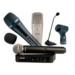 Микрофоны и радиосистемы