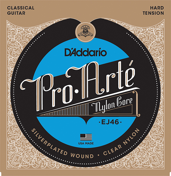 D'Addario EJ46 PRO ARTE - струны для классической гитары нейлоновые Hard