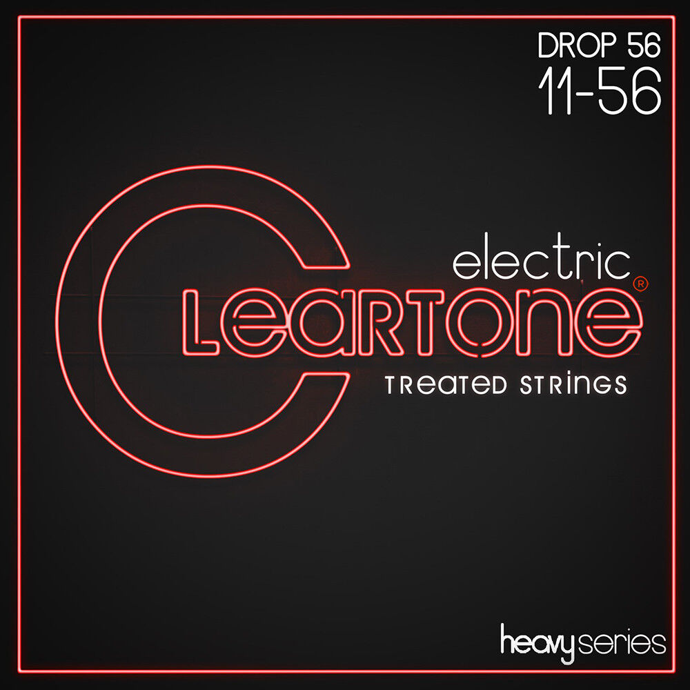 Cleartone 9456 Heavy Series Комплект струн для электрогитары, никелированные, с покрытием, 11-56