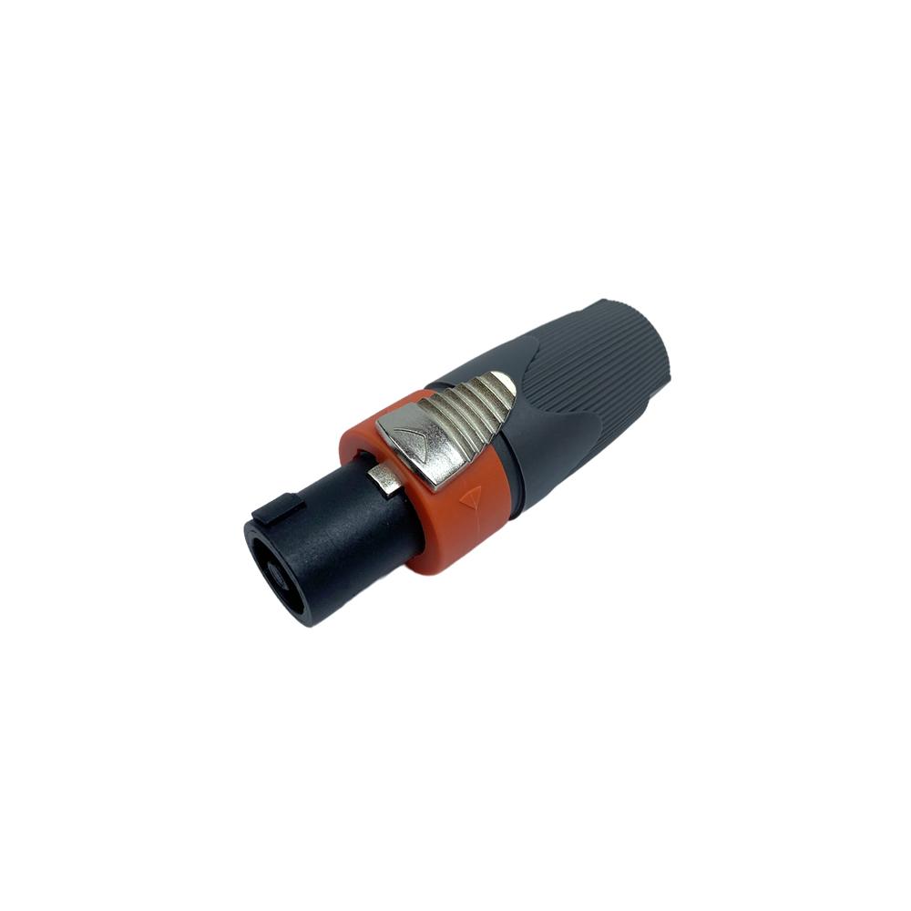 ESHINE ES-804 - разъем Speakon, винтовые зажимы, цвет оранжевый