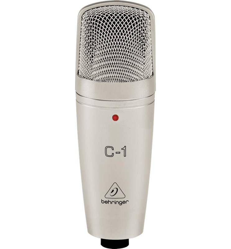 BEHRINGER C-1 - студийный конденсаторный микрофон, кардиоида, в комплекте с держателем и кейсом