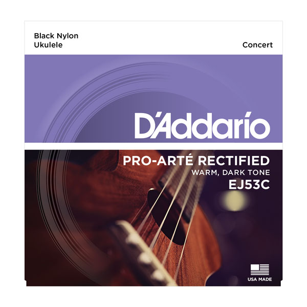 D'Addario EJ53C Струны  для укулеле из нейлона (concert)