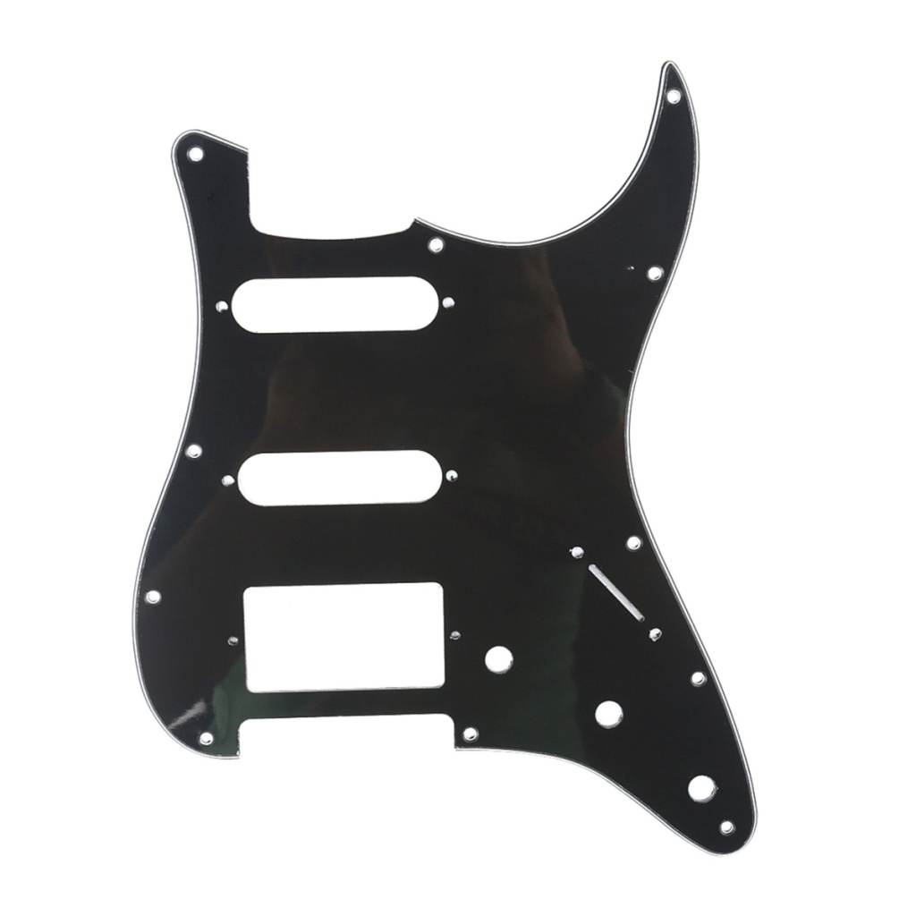 Musiclily MX0311 - пикгард для электрогитары Fender Stratocaster, 3 слоя, черная