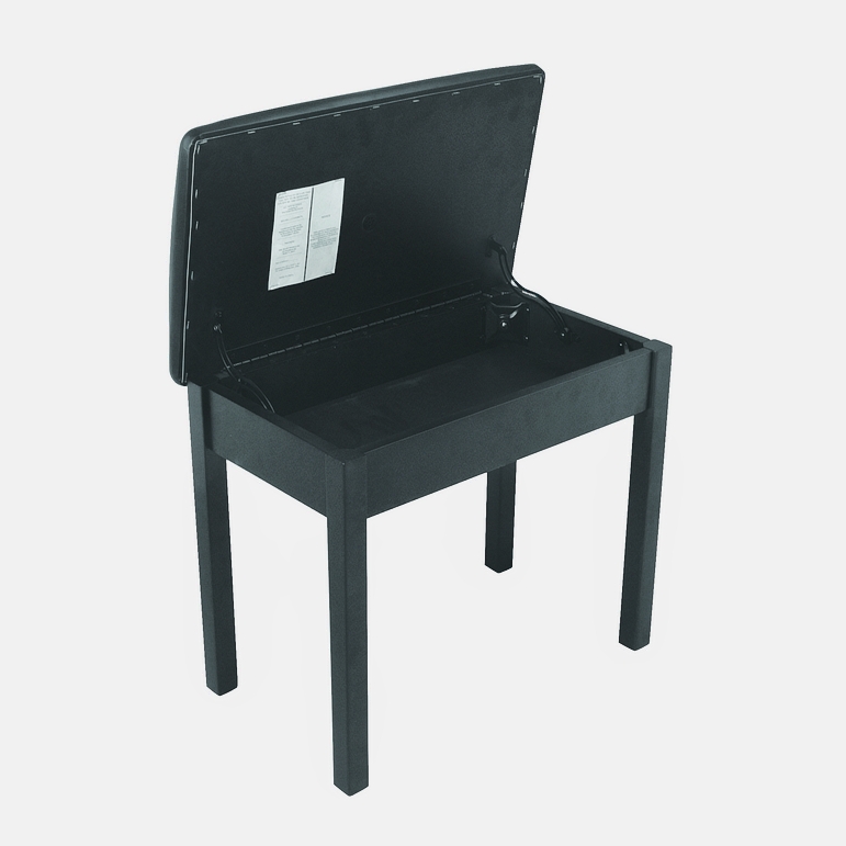 OnStage KB8902B - скамейка, одноуровневая, деревянная,чёрная, класс "делюкс"