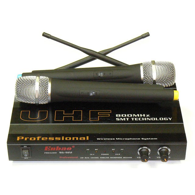 Enbao SG-922HH - радиосистема с двумя ручными микрофонами, фиксированной частотой