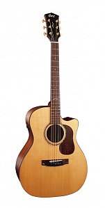 Cort Gold-A6-NS Gold Series Электро-акустическая гитара, с вырезом, цвет натуральный