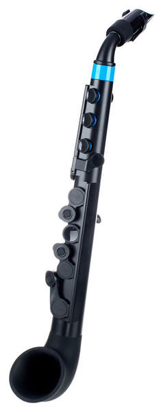 NUVO jSax (Black/Blue) саксофон, строй С (до) (диапазон - полторы октавы), материал - АБС-пластик цв