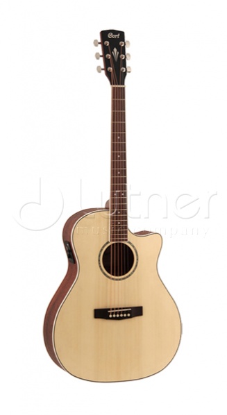 Cort GA-MEDX-OP Grand Regal Series Электро-акустическая гитара, с вырезом, натуральный