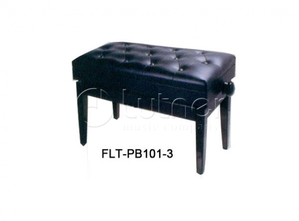 Fleet BH101-3 Банкетка, черная, прямые ножки