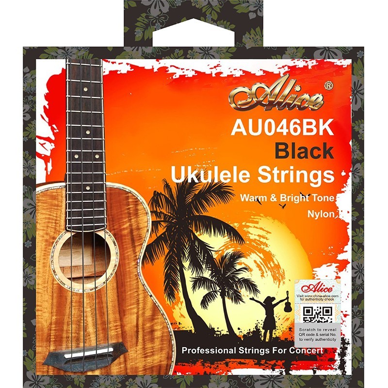 Alice AU046BK-C Комплект струн для концертного укулеле