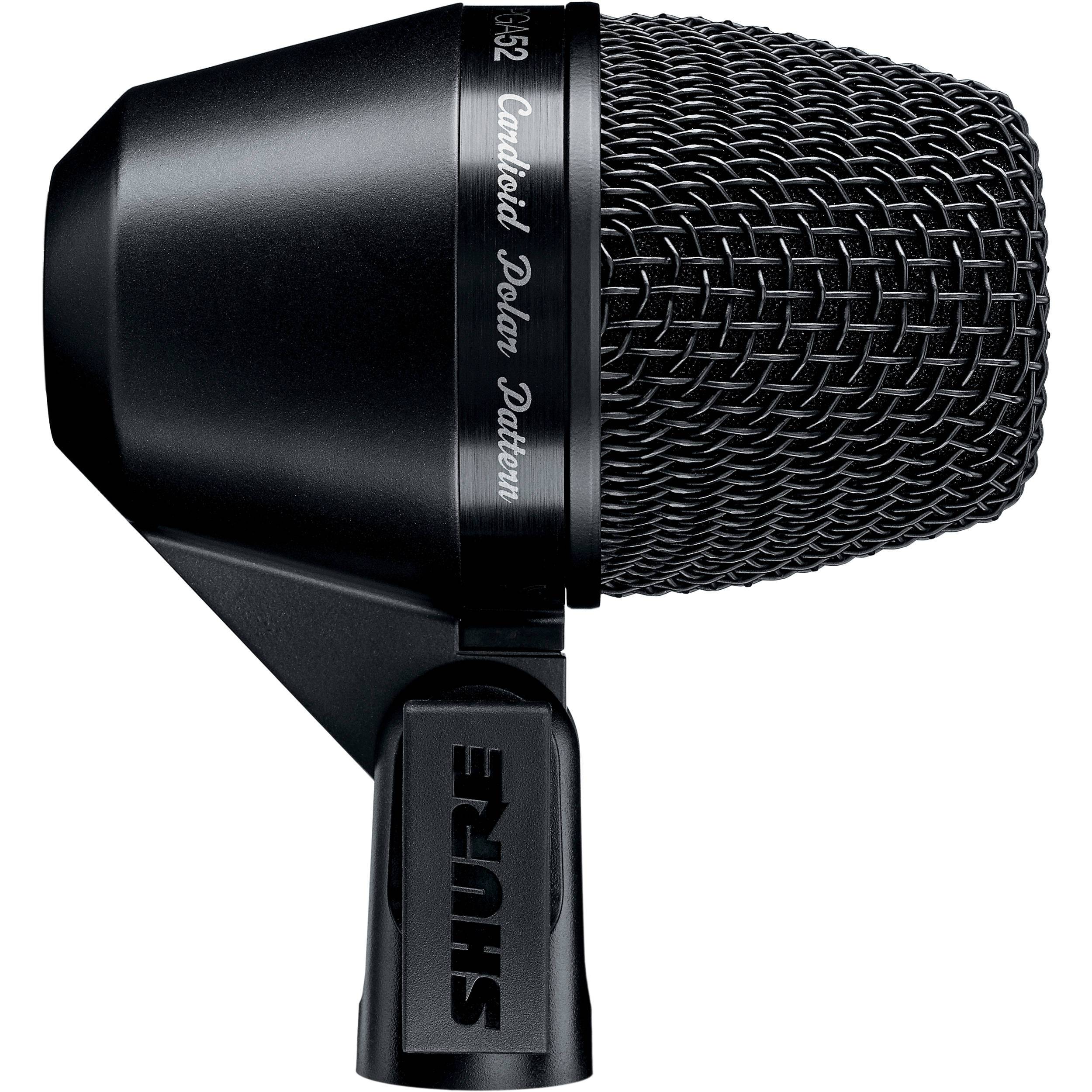 SHURE PGA52-XLR - кардиоидный микрофон для ударных, c кабелем XLR-XLR