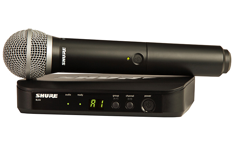 SHURE BLX24E/PG58 M17 - вокальная радиосистема с капсюлем динамического микрофона PG58 (662-686 MHz)