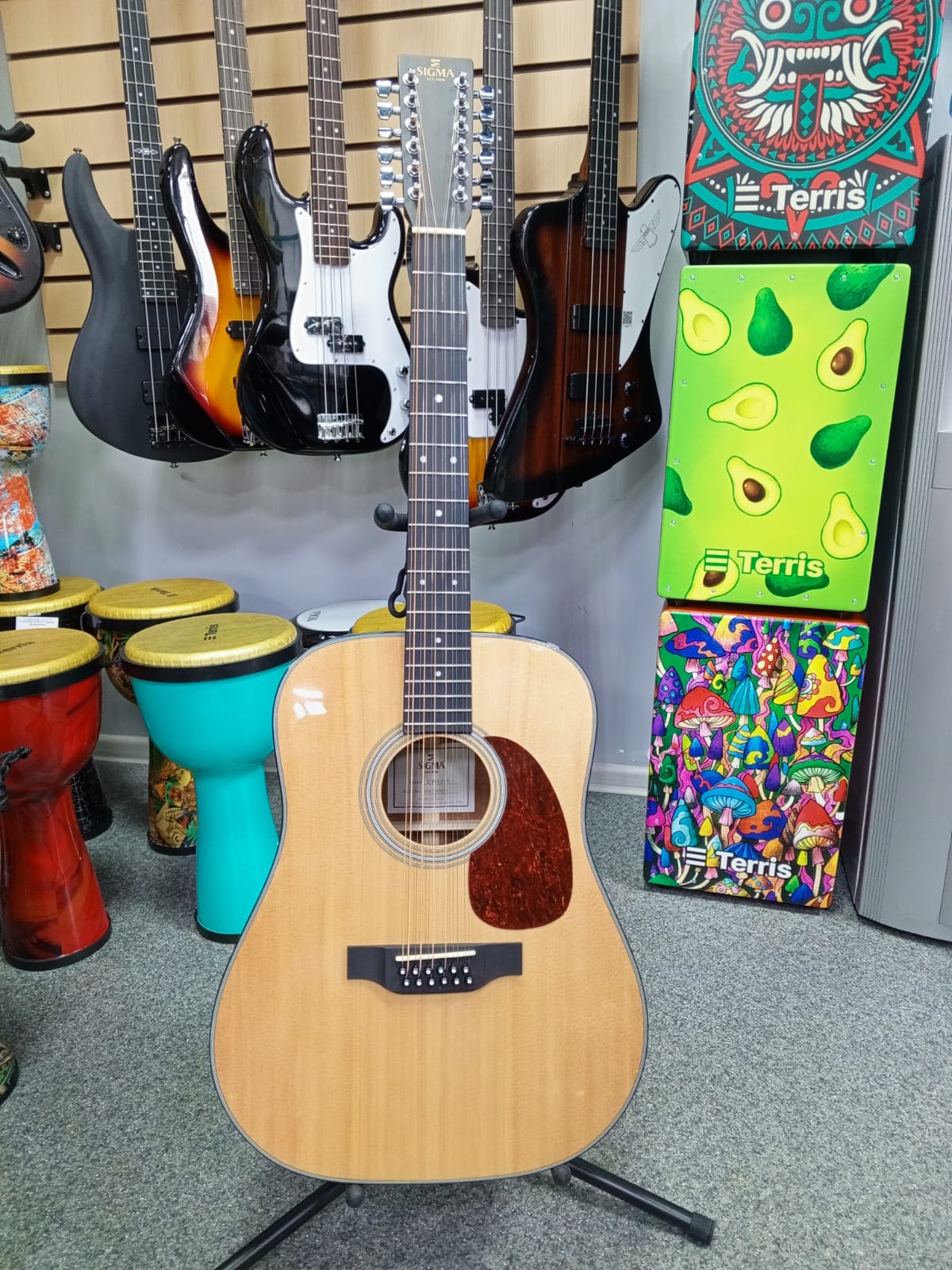 Sigma DM12-1 акустическая 12-струнная гитара