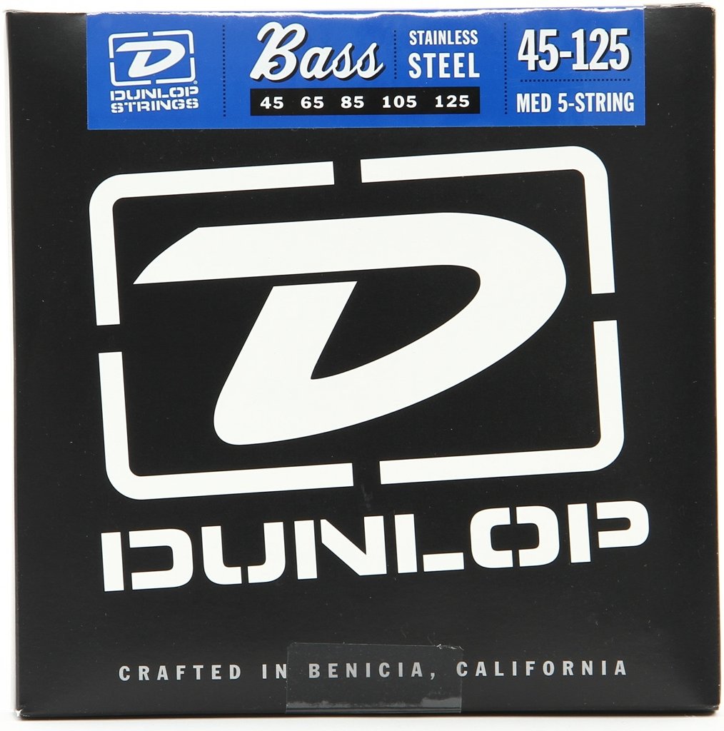 Dunlop DBS45125  струны для 5-ти струнной бас гита