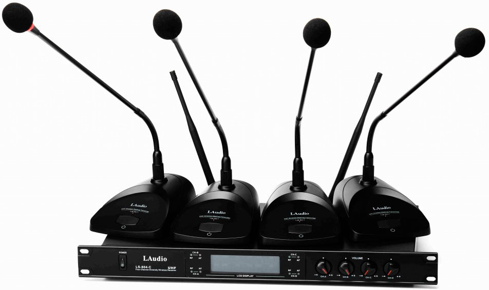 LAudio LS-804-C - Конференц-система, 4 микрофона