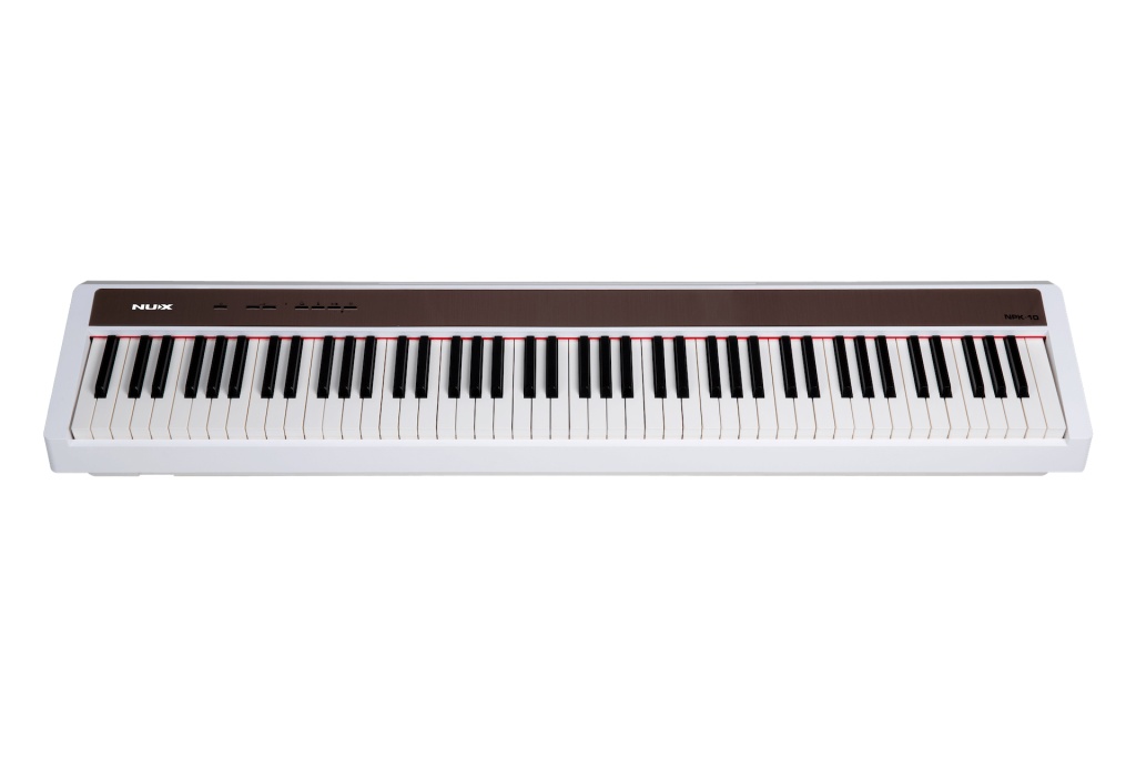 Nux NPK-10-WH Цифровое пианино, белое, без стойки