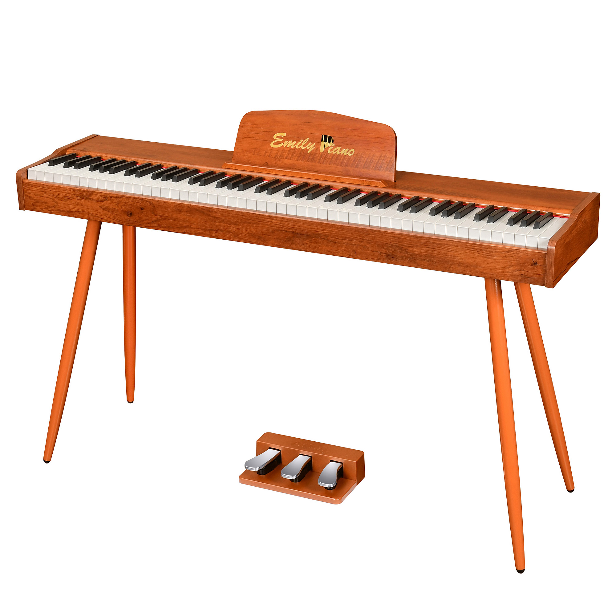 EMILY PIANO D-47 BR - цифровое фортепиано, коричневое матовое