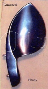 VC01Eu-4/4 Подбородник для скрипки, модель Guarneri. Форма крепления - U. Материал - черное дер. WBO