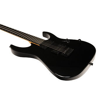 ROCKDALE Akira EX Reverse Black - электрогитара, суперстрат.Корпус - тополь. Гриф - клён. ROCKDALE Akira EX Reverse Black - электрогитара, суперстрат.Корпус - тополь. Гриф - клён.