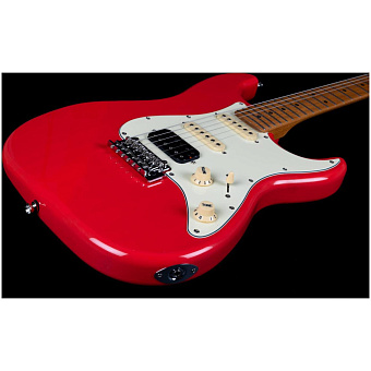 JET JS-400 CRD - электрогитара, stratocaster, HSS, цвет коралловый красный