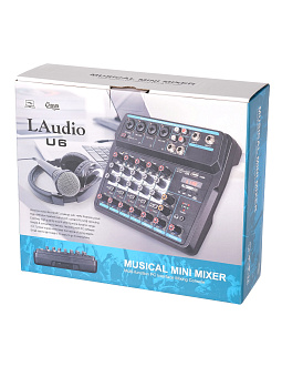 LAudio U6 Микшерный пульт, 6 каналов LAudio U6 Микшерный пульт, 6 каналов