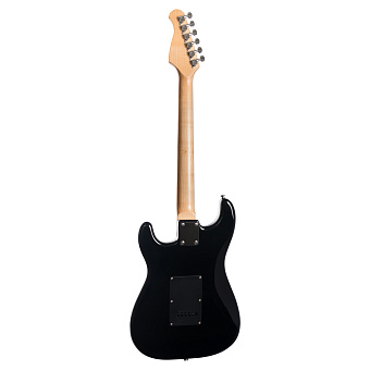 ROCKDALE Stars Plus HSS Maple Black Электрогитара, форма корпуса стратокастер, цвет черный.