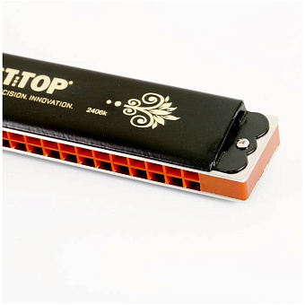 EASTTOP T2406 K - Губная гармоника тремоло, С, 24/24 отв., 48 язычков