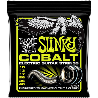 ERNIE BALL 2721 Cobalt Slinky Regular 10-46 - струны для электрогитары