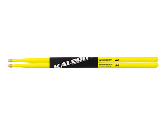 Kaledin Drumsticks 7KLHBYL5A Yellow 5A - барабанные палочки, граб, флуоресцентные желтые