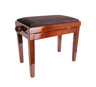 Rin HY-PJ018B-GLOSS-WALNUT - банкетка, темный орех/черный Rin HY-PJ018B-GLOSS-WALNUT - банкетка, темный орех/черный