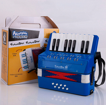 Future Star FF-17K-BL Аккордеон  детский Синий