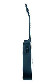 BEAUMONT DG80CE/BK - электроакустическая гитара с вырезом, корпус липа, цвет черный, матовый 