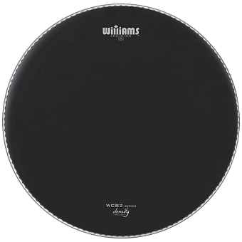 Williams WCB2-10MIL-14 Density Black - пластик для малого и том-барабана 14", с покрытием, черный