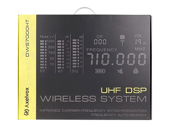 Axelvox DWS7000HT (RT Bundle) - радиосистема с 2 ручными микрофонами, UHF 710-726 MHz, 2х32 канала