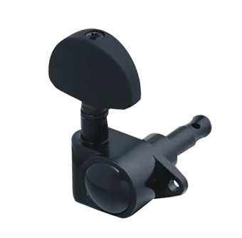 Metallor MH-32-BK-3+3 - колки для гитары 3+3, черные