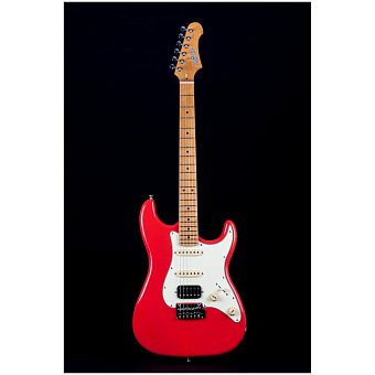 JET JS-400 CRD - электрогитара, stratocaster, HSS, цвет коралловый красный
