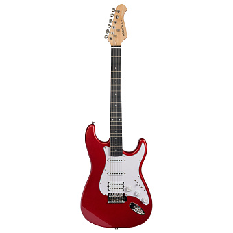 ROCKDALE Stars HSS Red Metallic - электрогитара, стратокастер.Корпус-тополь.Гриф-клён.22 лада