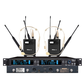 Don Music WM-300B Диверситивная радиосистема двухканальная с двумя поясными передатчиками