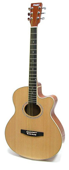 HOMAGE LF-401C-N Фольковая гитара с вырезом