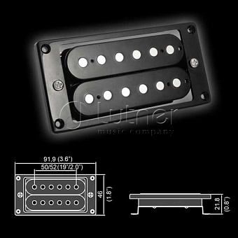 Belcat BH-23Neck-BK Звукосниматель магнитный, хамбакер, нековый, черный