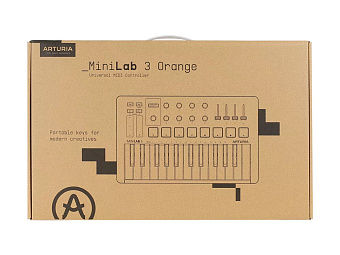 Arturia MiniLAB 3 Orange Edition - MIDI клавиатура Arturia MiniLAB 3 Orange Edition - MIDI клавиатура