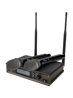 Axelvox DX800HT - микрофонная радиосистема с 2 ручными микрофонами Axelvox DX800HT - микрофонная радиосистема с 2 ручными микрофонами