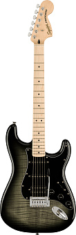 FENDER SQUIER Affinity 2021 Stratocaster FMT HSS MN Black Burst электрогитара 
