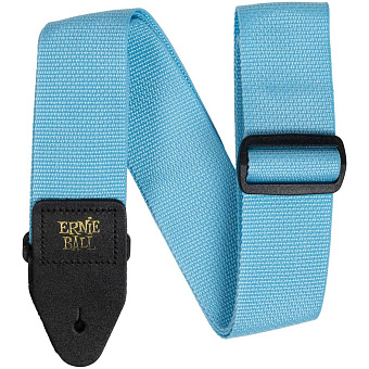 ERNIE BALL 5377 PolyPro Breaker Blue - ремень для гитары, голубой