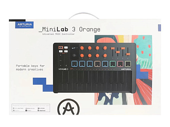 Arturia MiniLAB 3 Orange Edition - MIDI клавиатура Arturia MiniLAB 3 Orange Edition - MIDI клавиатура