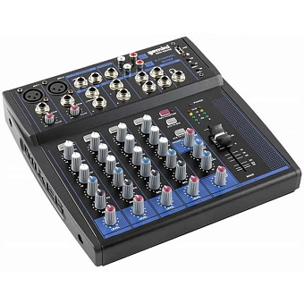 Gemini GEM-08USB - 8-канальный микшер, MP3, Bluetooth