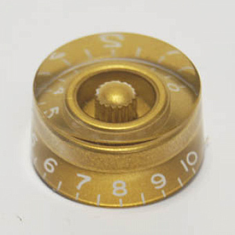 HOSCO H-KG-110I ручка потенциометра Les Paul (дюймовый размер), цилиндр, Gold