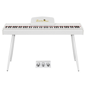 EMILY PIANO D-47 WH - цифровое фортепиано, белое матовое
