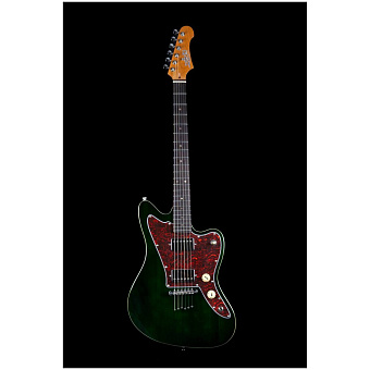 JET JJ-350 GR R - электрогитара, Jaguar, HH, цвет зеленый