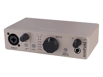 Arturia MiniFuse 1 Champagne - аудио интерфейс USB Arturia MiniFuse 1 Champagne - аудио интерфейс USB